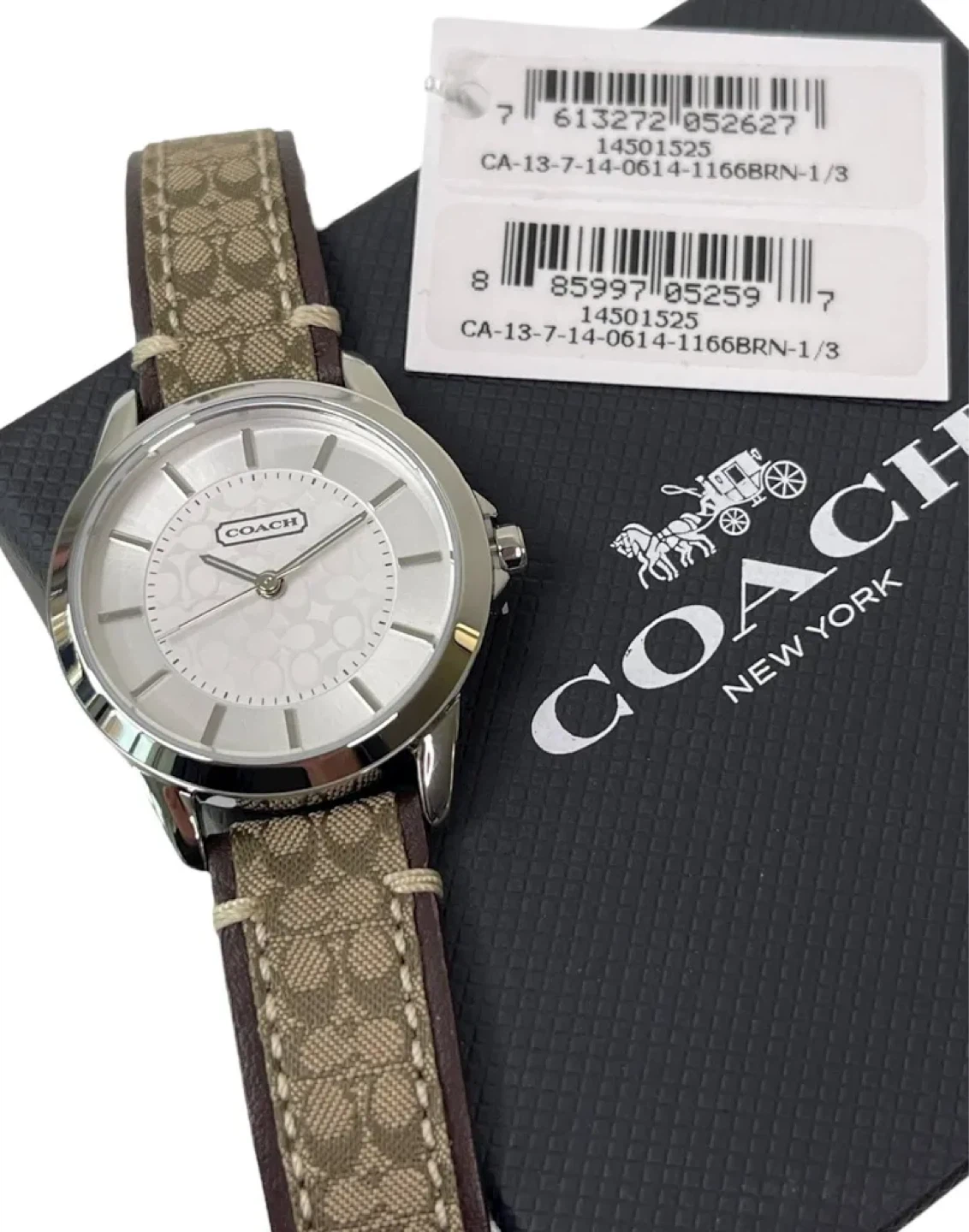 Coach Women's Watch with Signature Strap