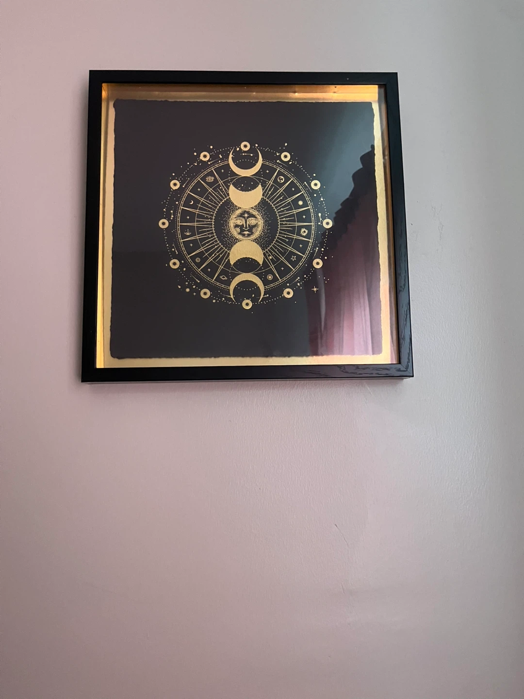 Framed Celestial Art Print 14X14 - photo 3