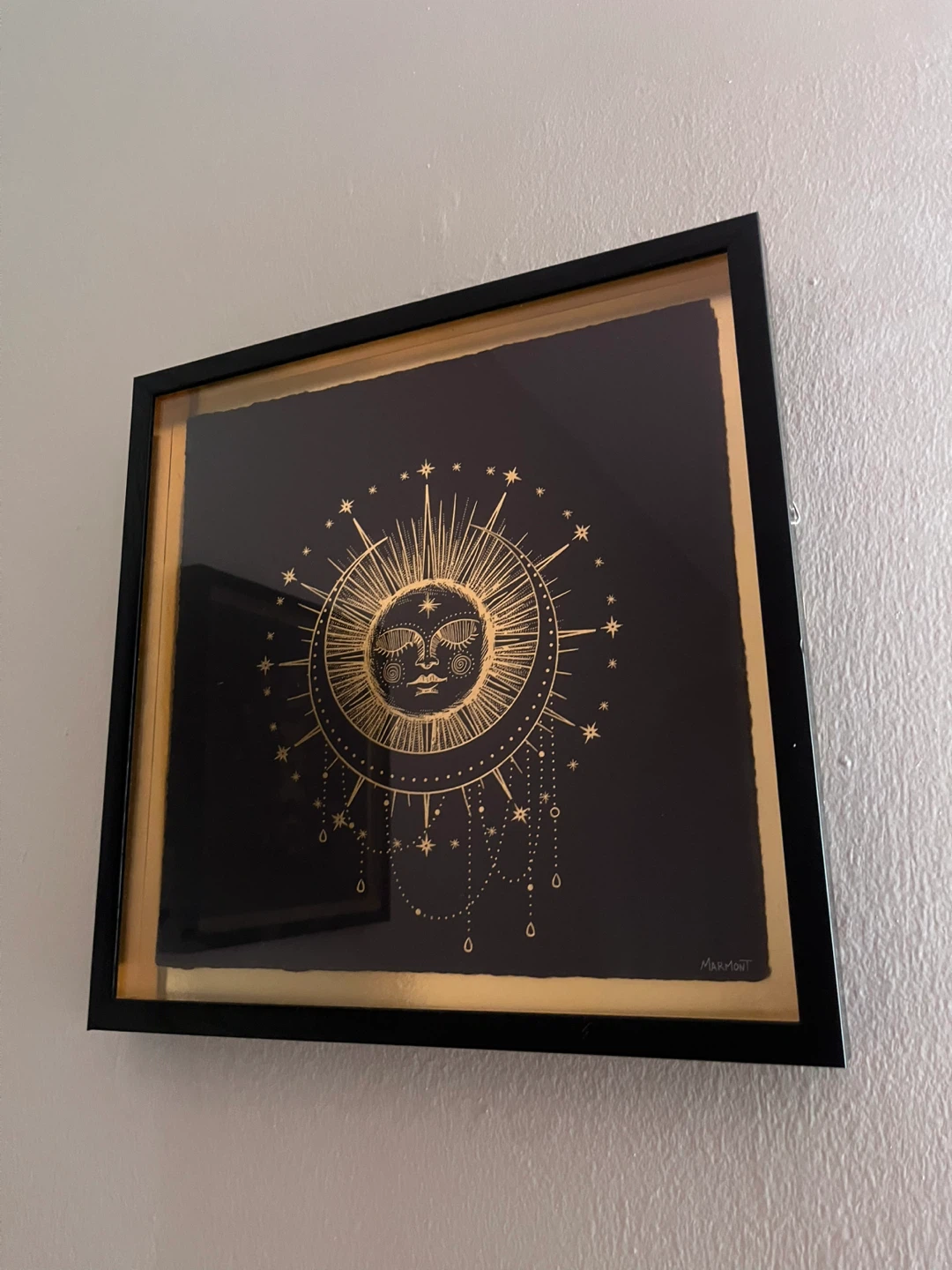Framed Celestial Art Print 14X14 - photo 4