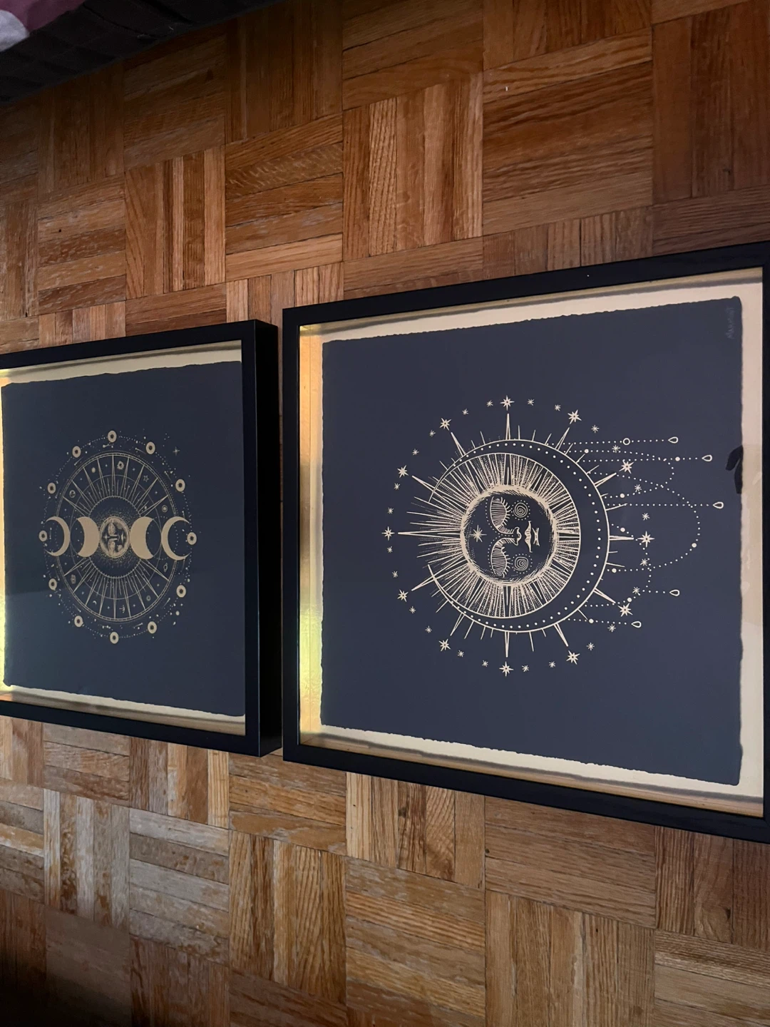 Framed Celestial Art Print 14X14 - photo 2