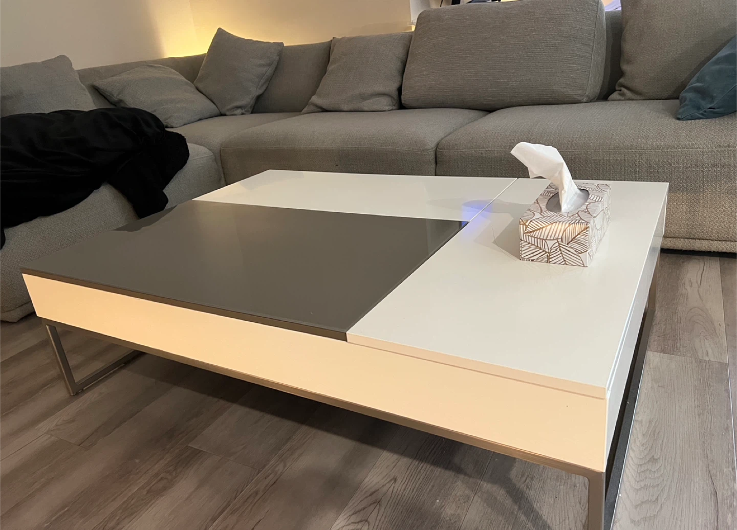 Lift-Top Coffee Table with Hidden Storage - photo 2
