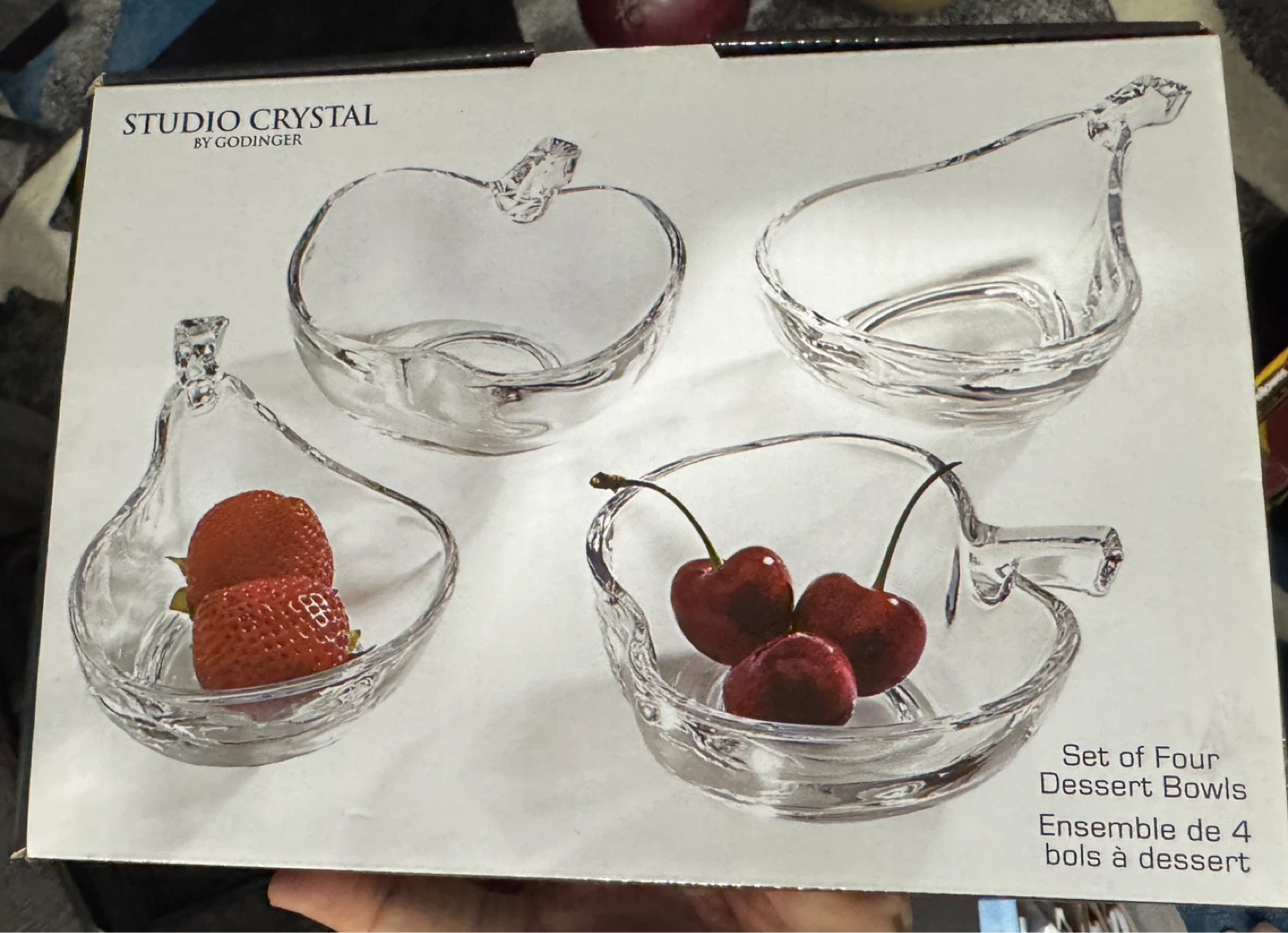 Studio Crystal by Godinger Dessert Bowls - Set of 4