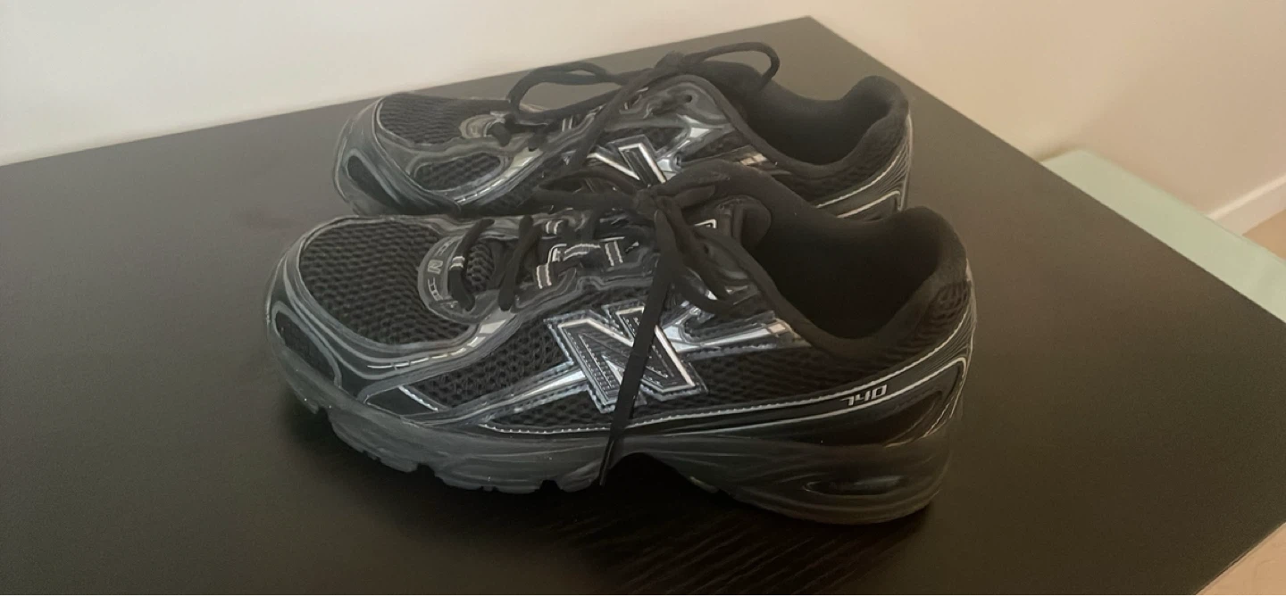 New Balance 740 Running Shoes - Black/Silver - Men's US 7.5