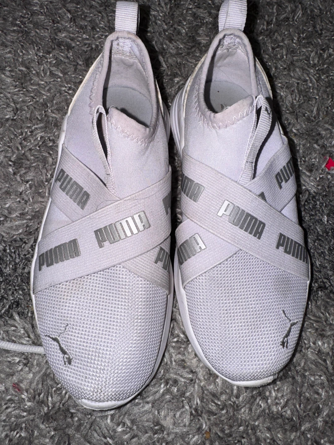 Puma Slip-On Athletic Shoes White