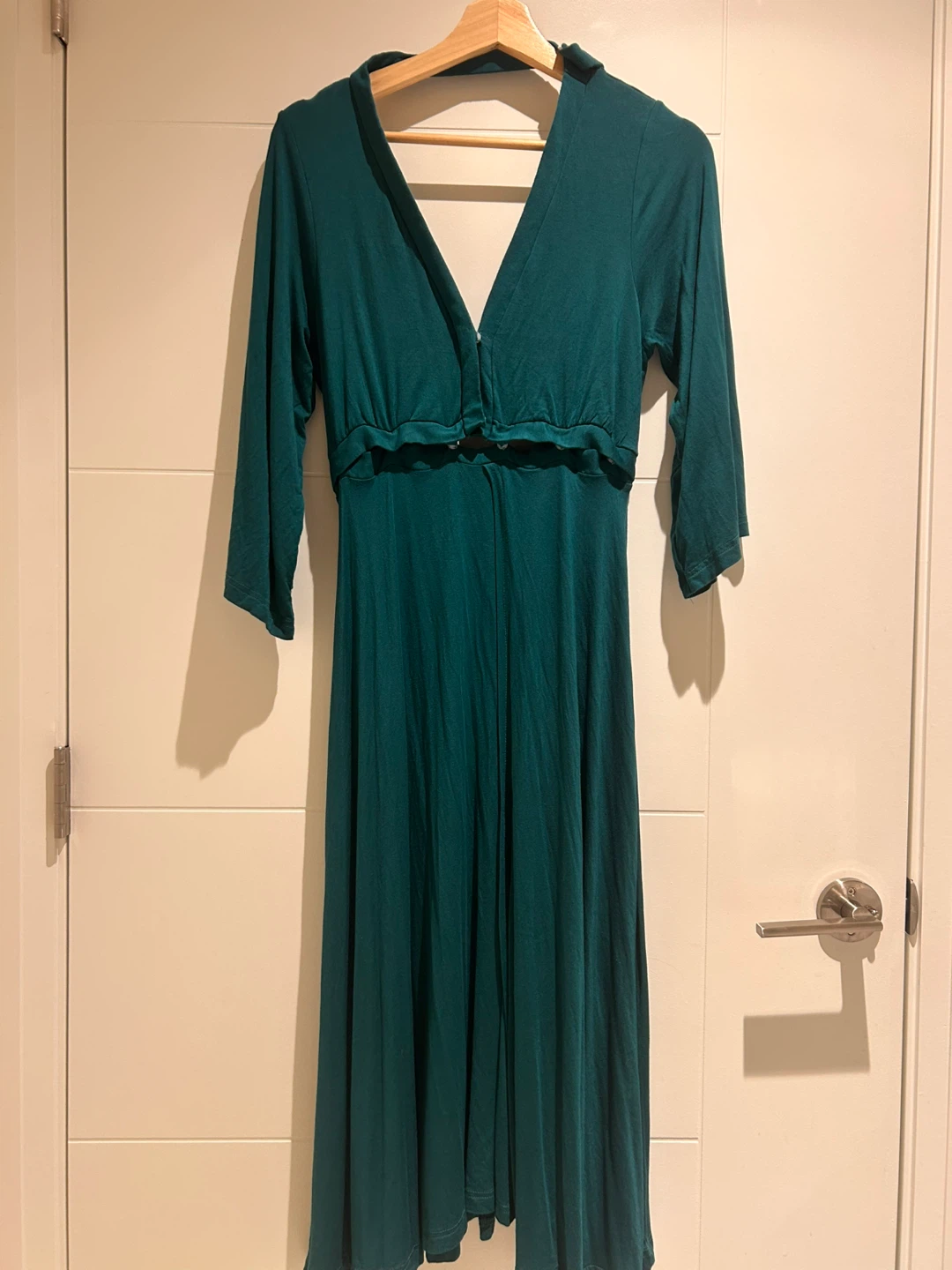 Lila Labor & Postpartum Gown - Deep Teal