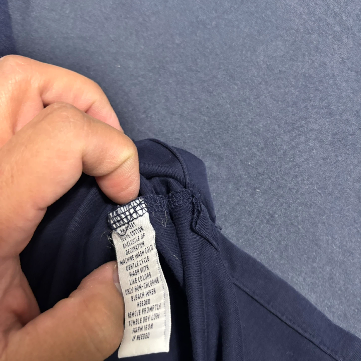Polo Ralph Lauren Navy Blue Polo Shirt - Size L - photo 4