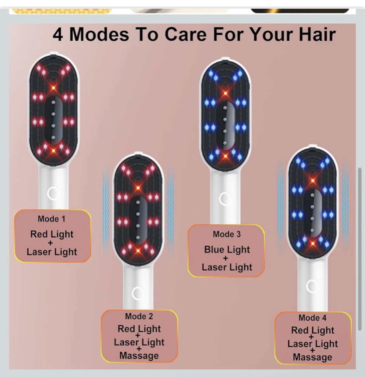 Laser Therapy Hair Growth Comb - photo 3