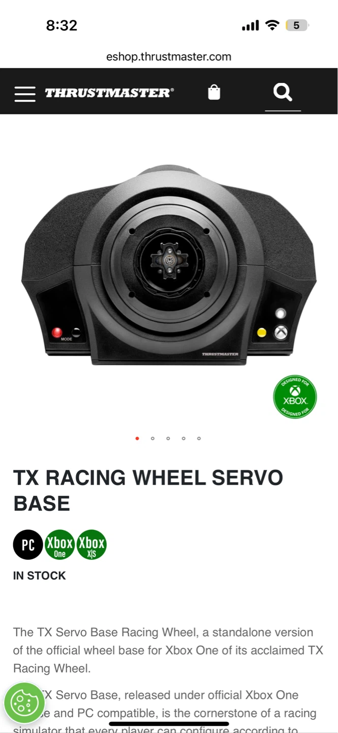 Thrustmaster TX Racing Wheel Servo Base for PC/Xbox