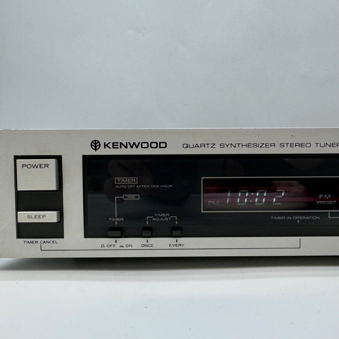 Rare-Kenwood  KT-7X Quartz Synthessizer Stereo Tuner W Attached - photo 2
