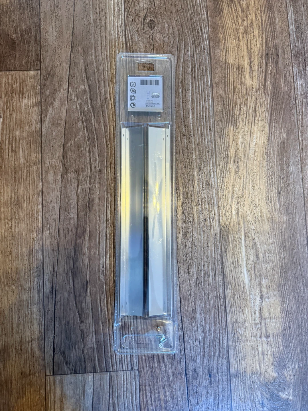 IKEA STRECKET Cabinet Handle Stainless Steel Kitchen Drawer Pull - photo 2