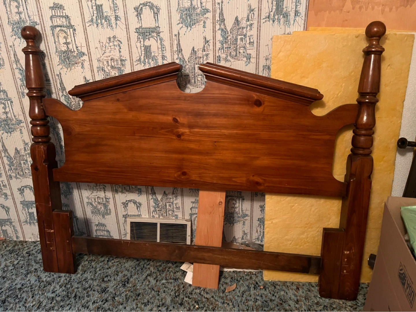 Solid Wood Headboard - photo 2