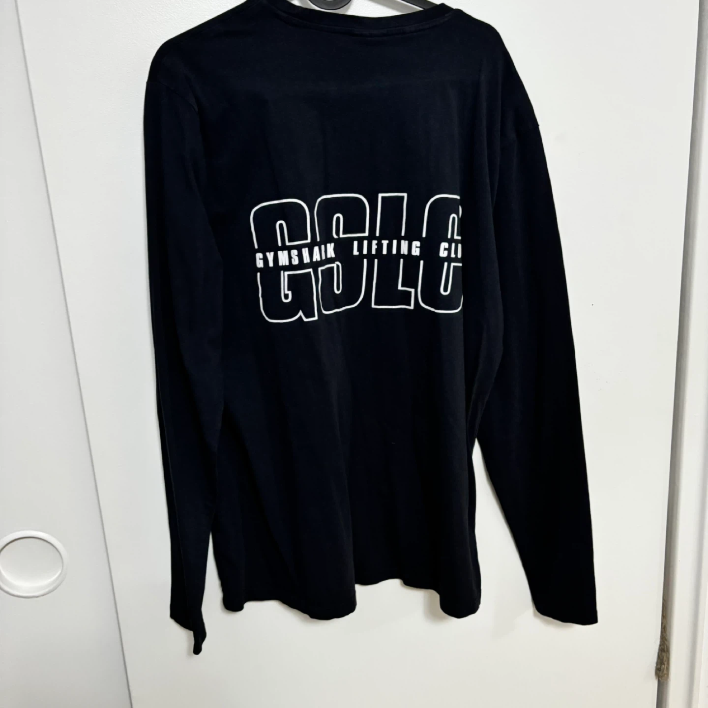 Gymshark Long Sleeve T-Shirt Black Size L - photo 3