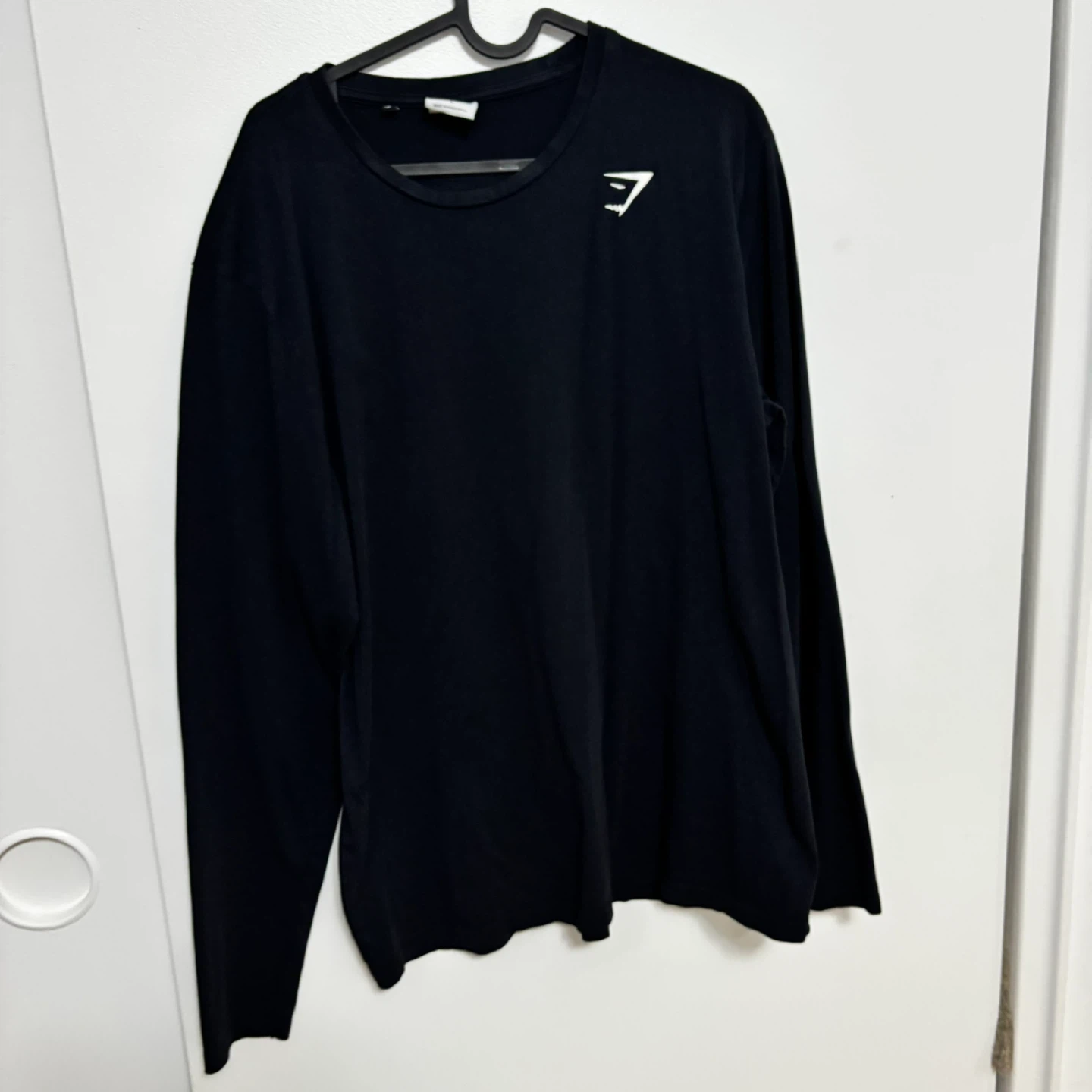 Gymshark Long Sleeve T-Shirt Black Size L