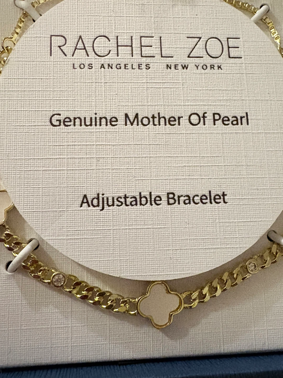 Rachel Zoe Genuine Mother of Pearl Adjustable Bracelet - photo 3