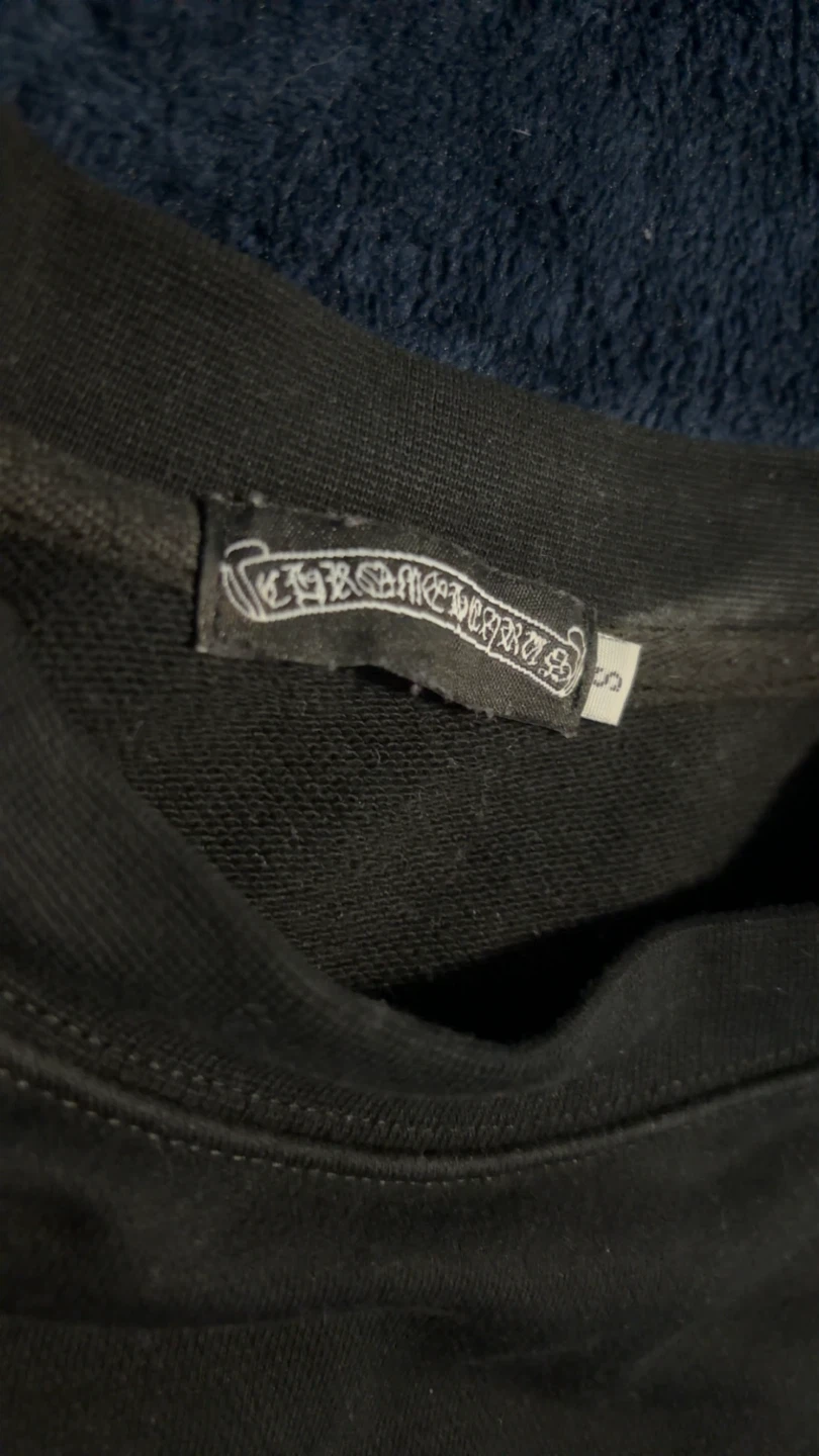 Chrome Hearts Black Crewneck Sweatshirt Size S - photo 2