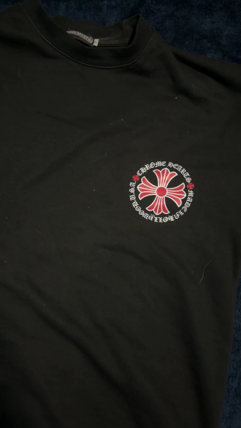 Chrome Hearts Black Crewneck Sweatshirt Size S - photo 3