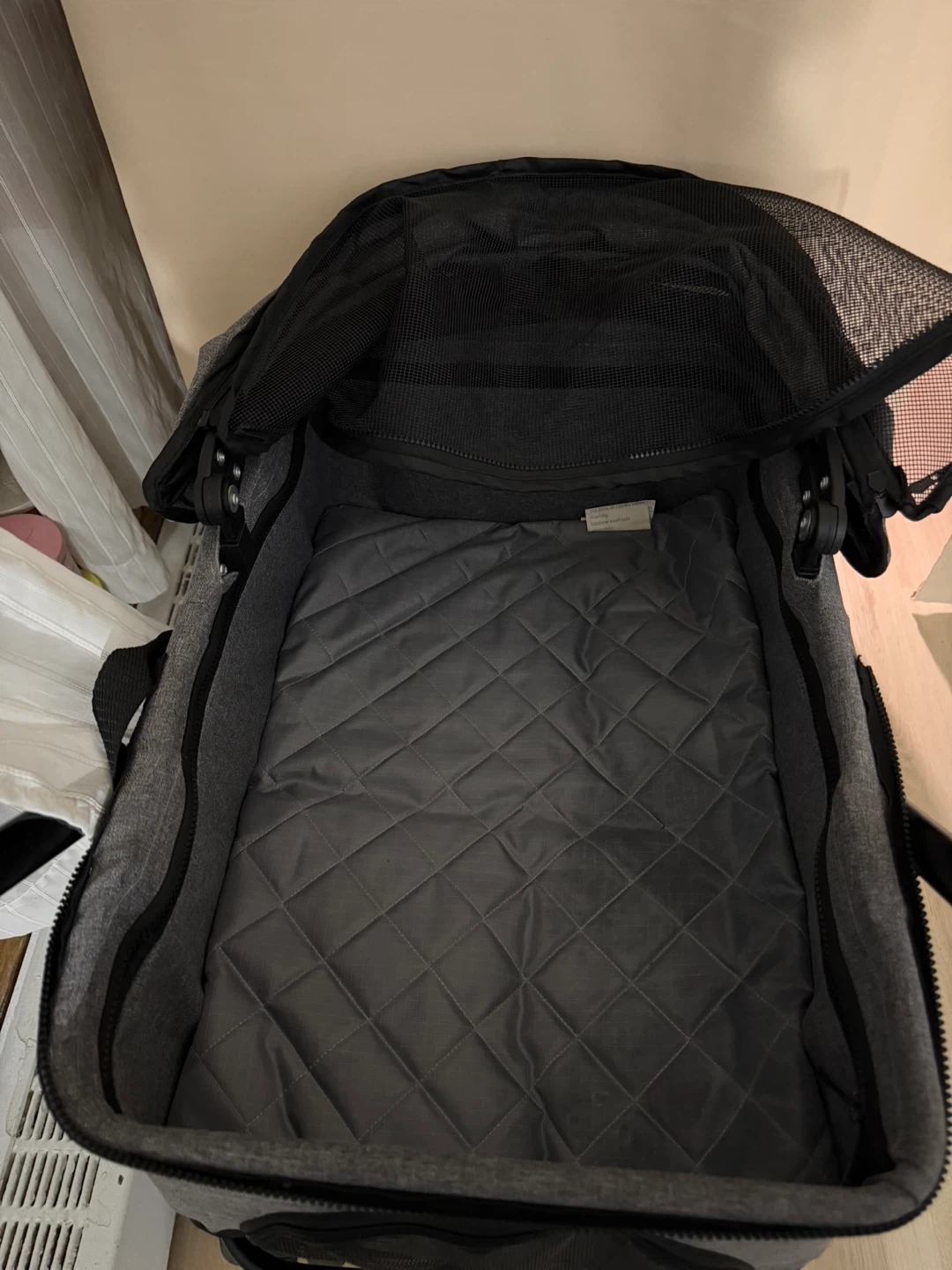 Grey Pet Stroller with Raincoat - photo 3