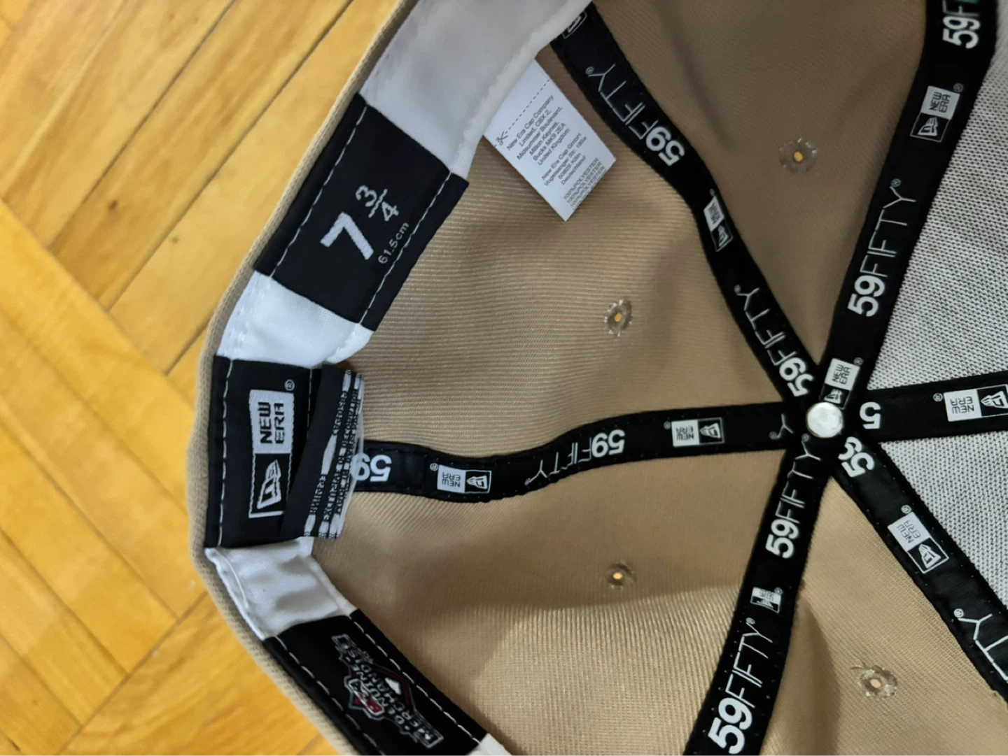 New Era 59FIFTY Fitted Hat - Tan/Blue Size 7 3/4 - photo 4