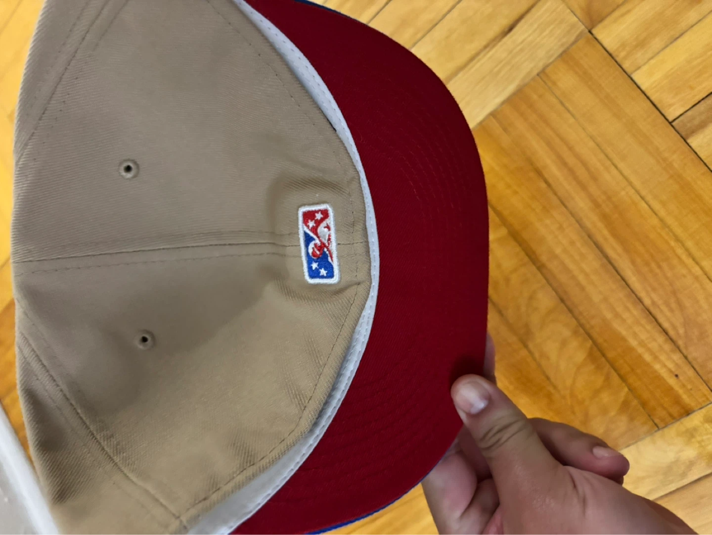 New Era 59FIFTY Fitted Hat - Tan/Blue Size 7 3/4 - photo 2