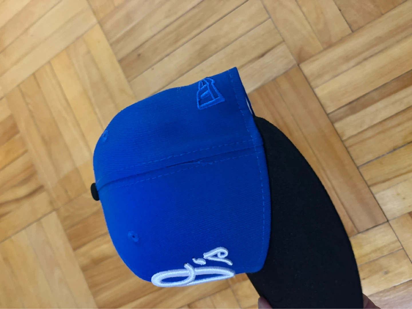 New Era 59FIFTY Fitted Hat Royal Blue Black - Size 7 3/4 - photo 2