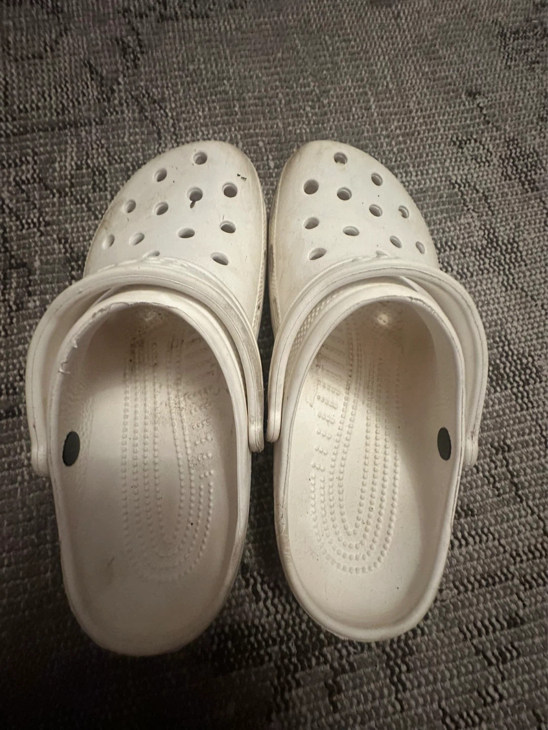 White Crocs Clogs Size 7