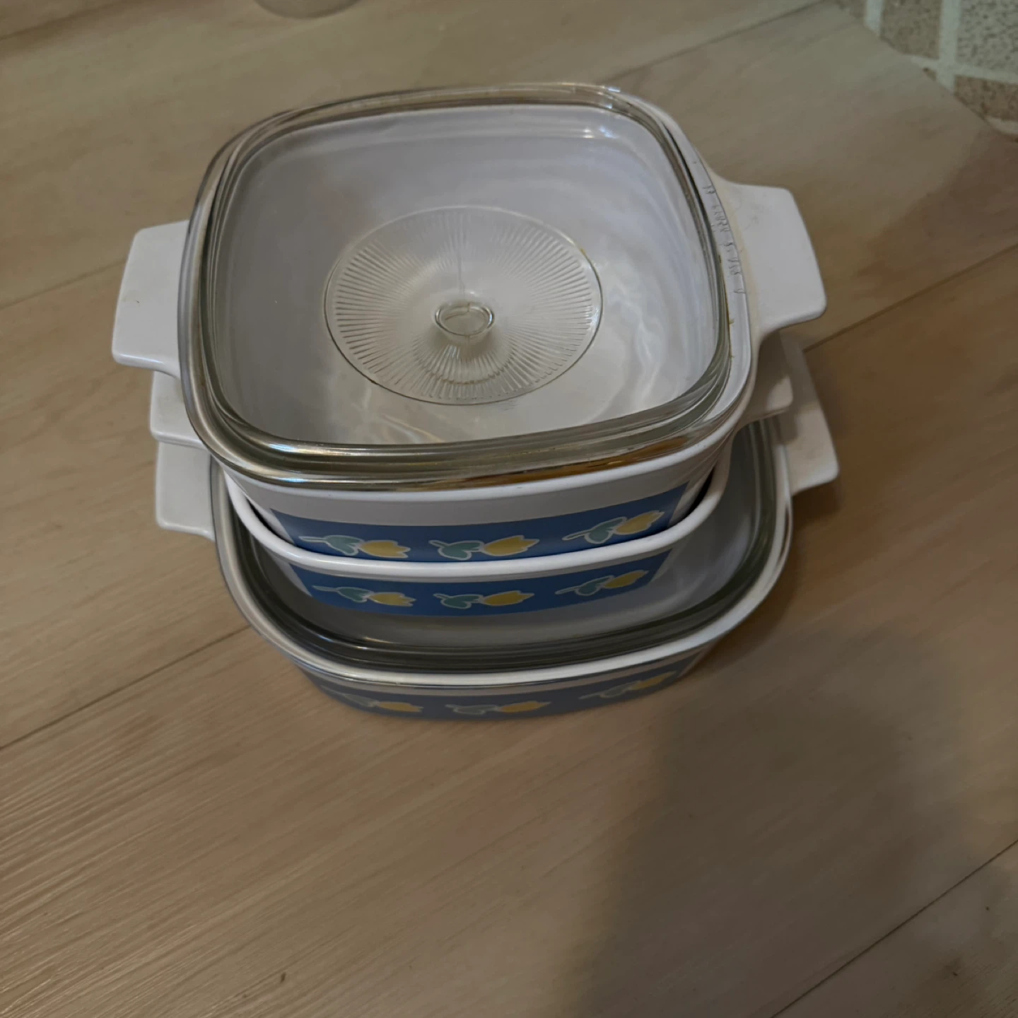 CorningWare "Blue Cornflower" Casserole Dish Set with Lids - photo 4