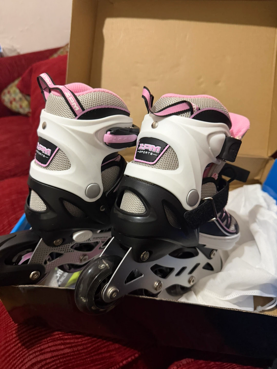 ZPM Sports Pink & Black Rollerblades Size Adjustable - photo 3
