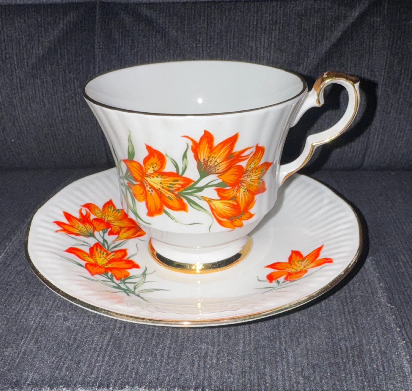 Royal Windsor Bone China Tea Cup and Saucer Set