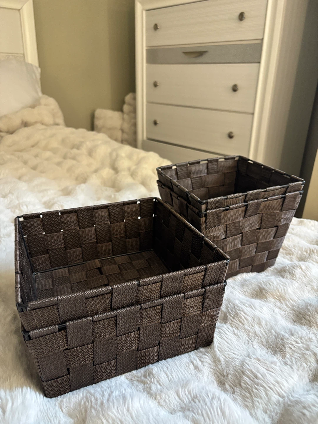 Set of 4 Woven Storage Baskets