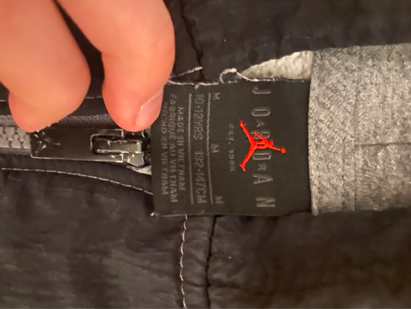 Jordan Youth Tracksuit Set - Grey & Black - photo 3