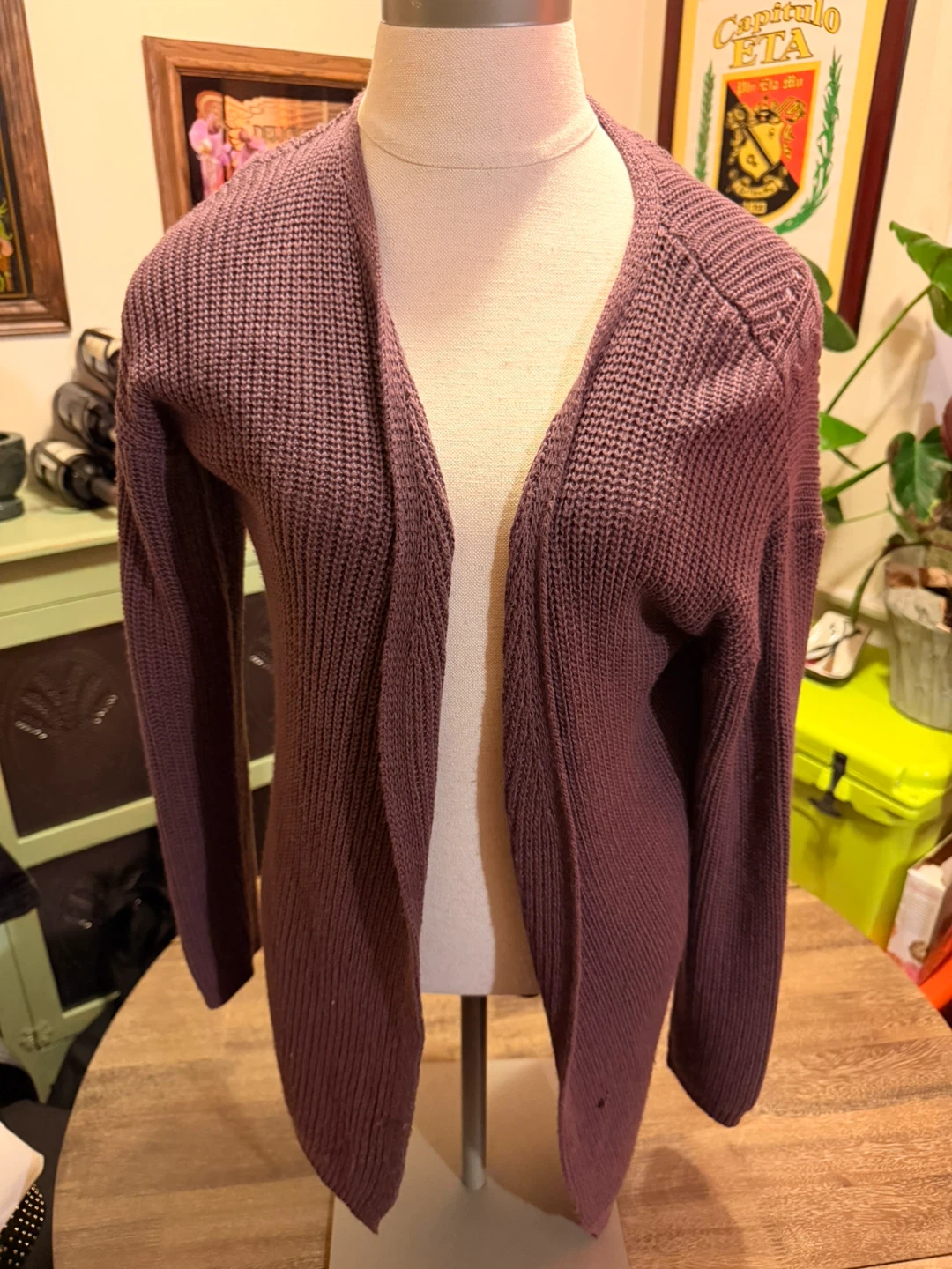 Pink Rose Women's Knit Cardigan Size S