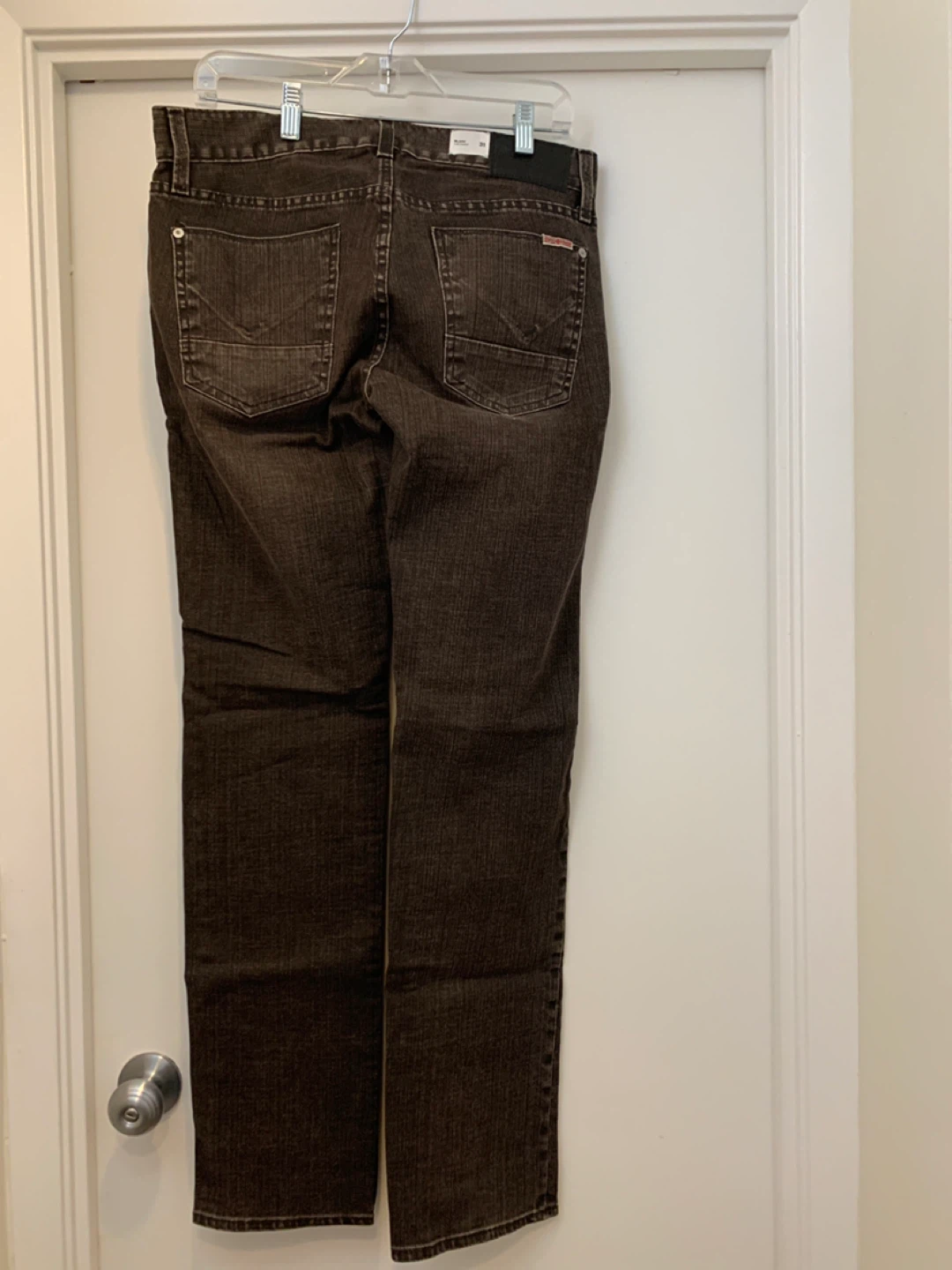 Hudson Blake Slim Straight Jeans - Size 31 - photo 2