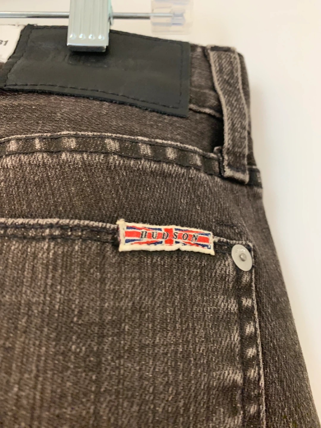 Hudson Blake Slim Straight Jeans - Size 31 - photo 3