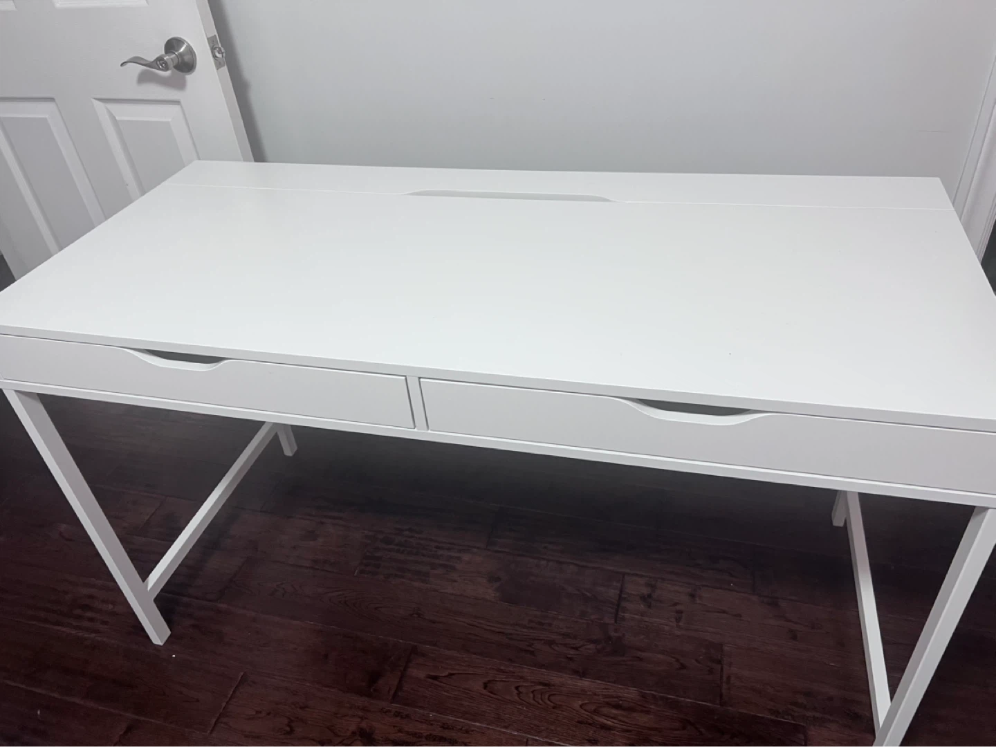 IKEA ALEX White Desk with Drawers