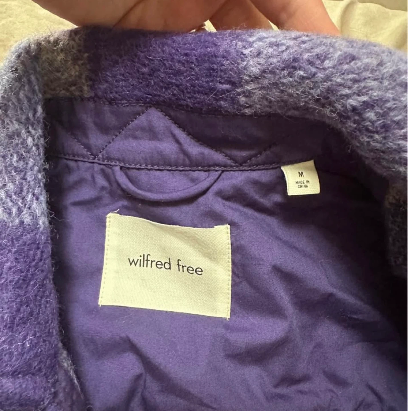 Wilfred Free Plaid Shacket - Size M - photo 2