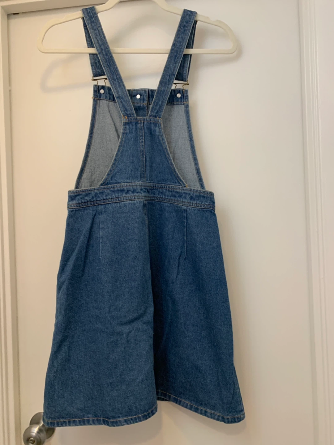 Twik & Co. Organic Cotton Denim Overall Dress - XS - photo 2