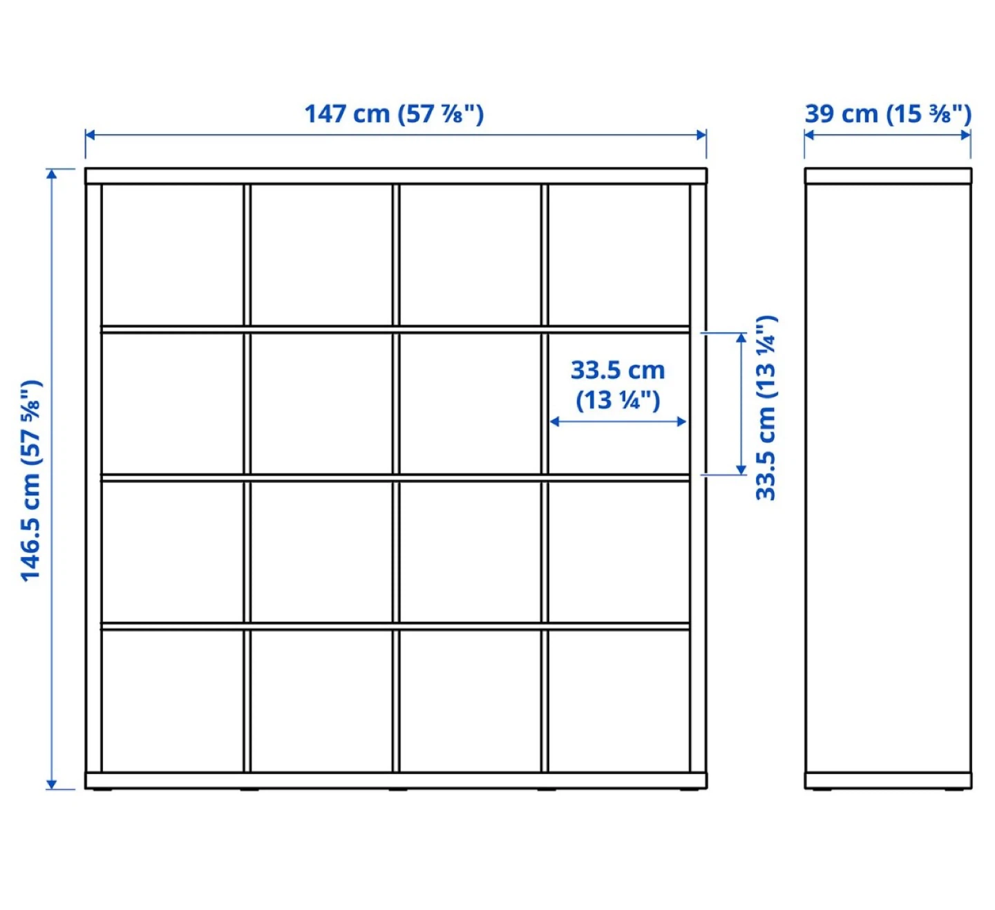 IKEA KALLAX SHELF FOR SALE - photo 4