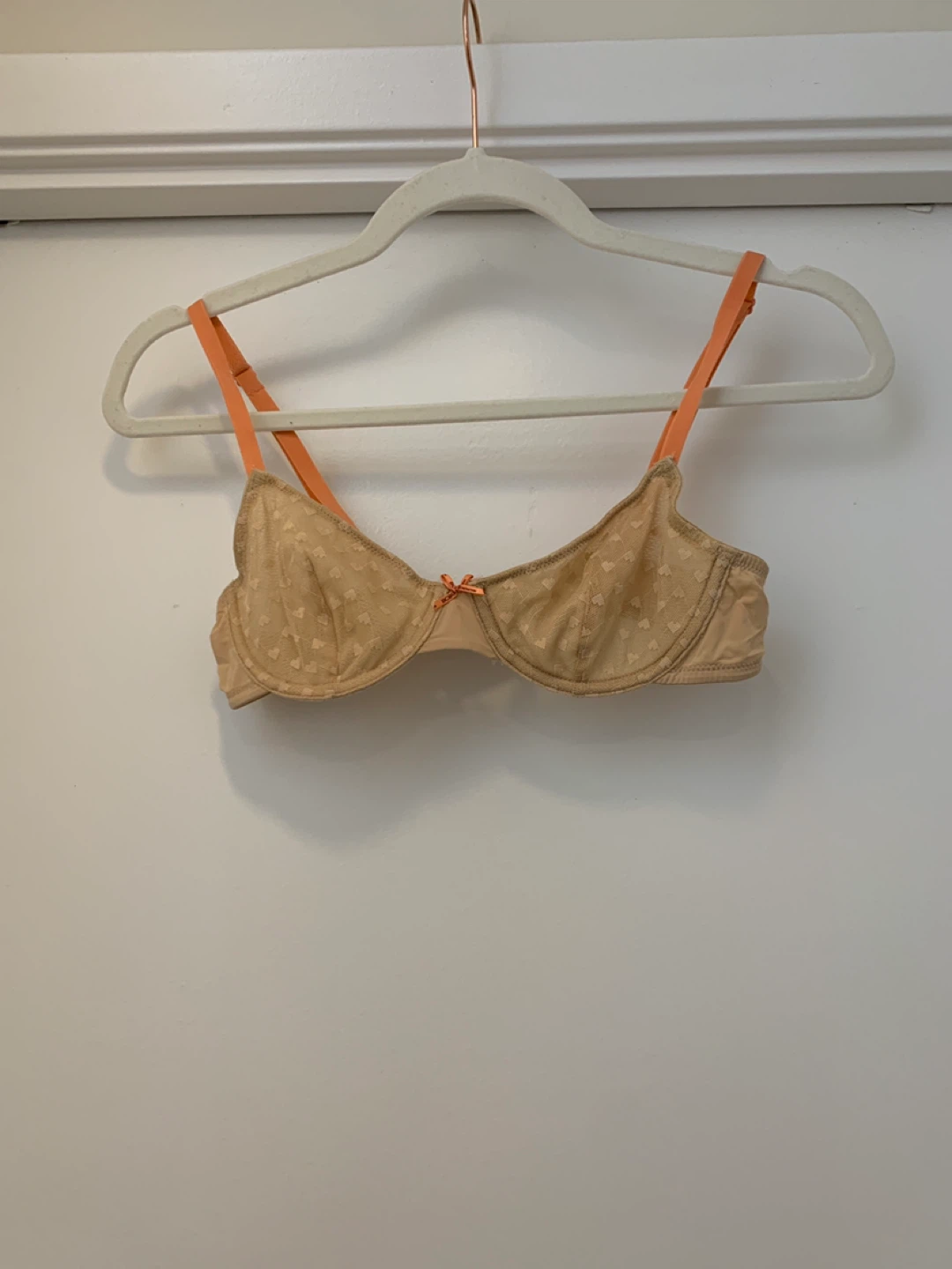 BCBG Generation Beige Lace Bra 34A