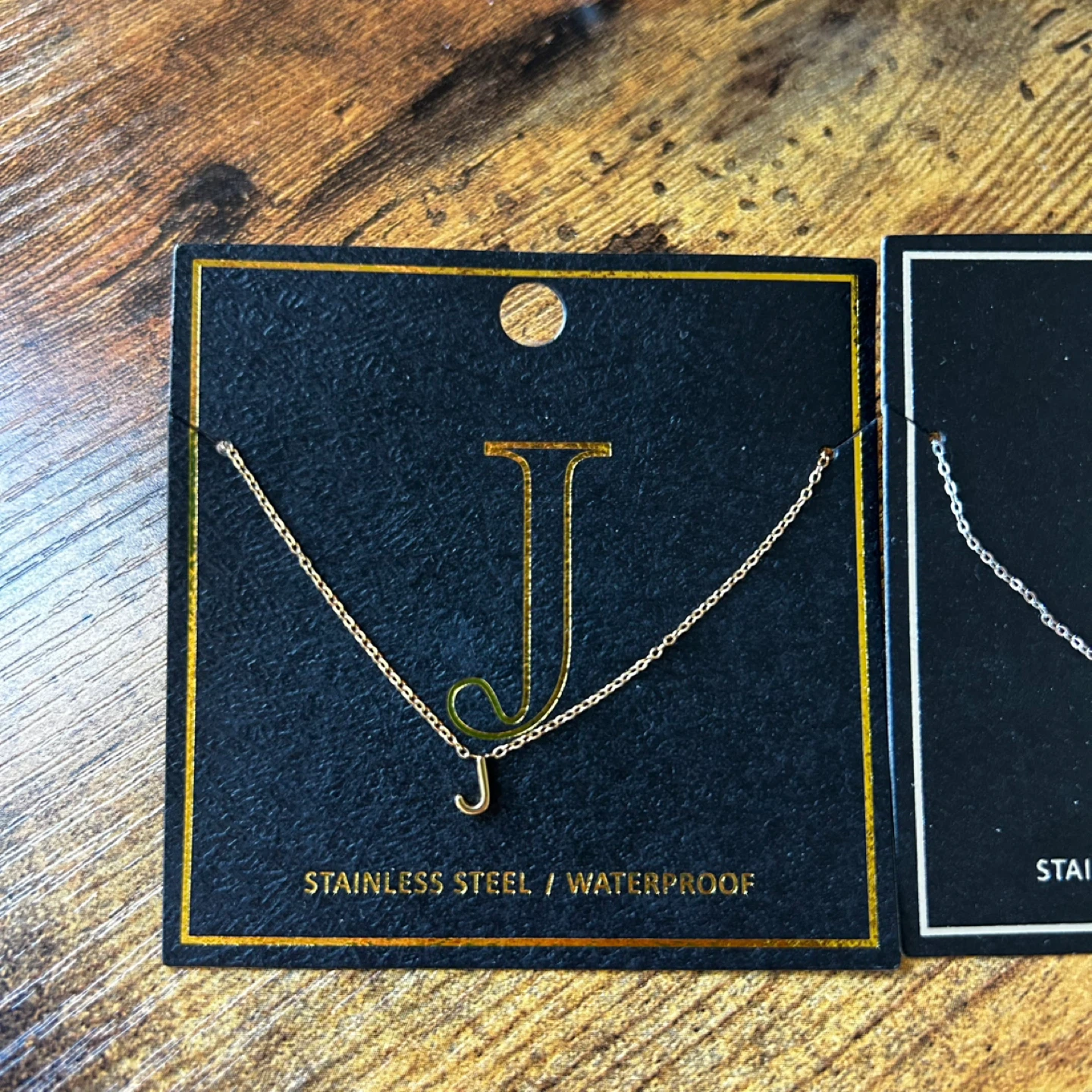 J Necklaces in Gold and Silver - photo 3