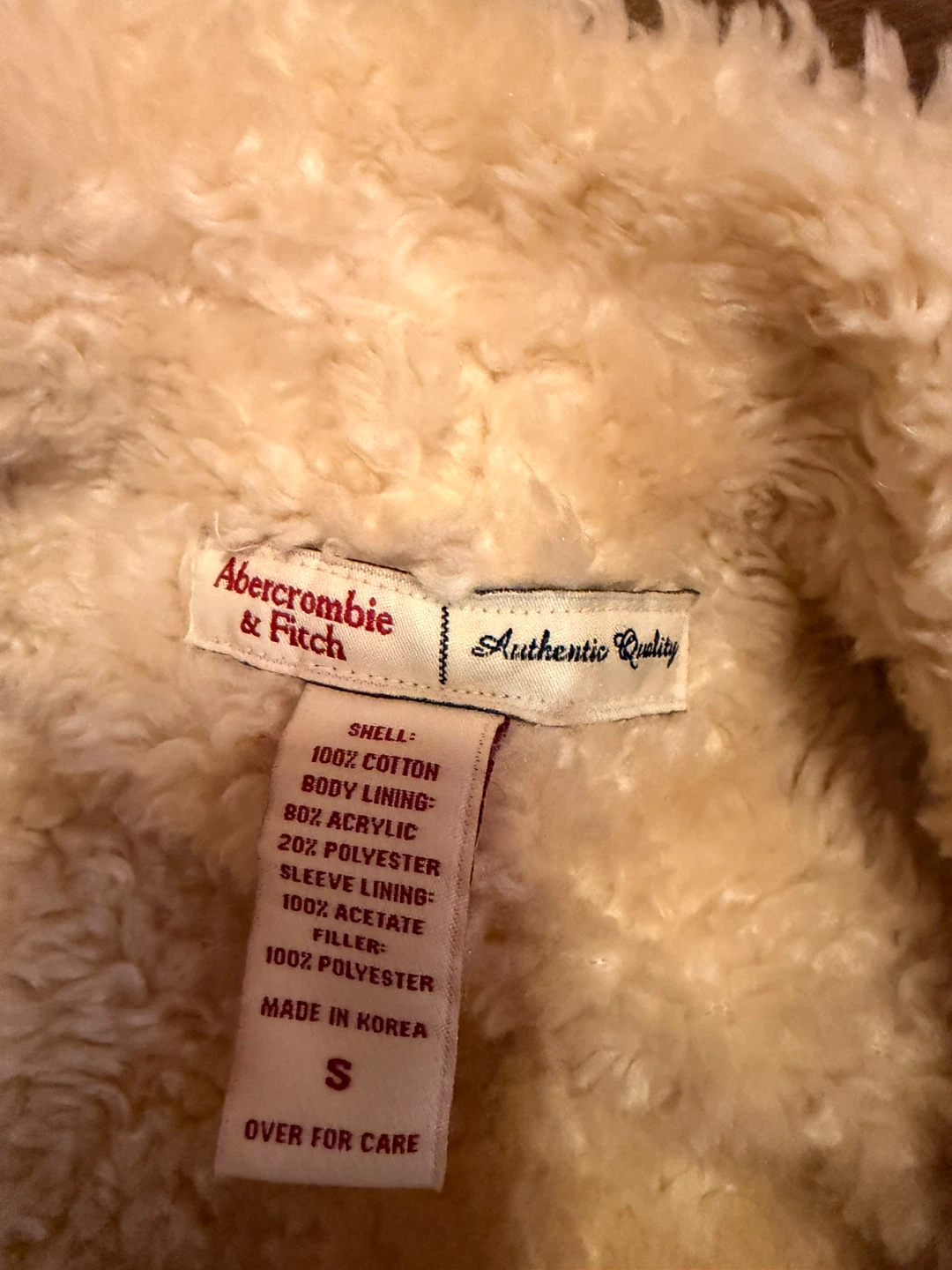 Abercrombie & Fitch Corduroy Sherpa Lined Jacket - photo 3
