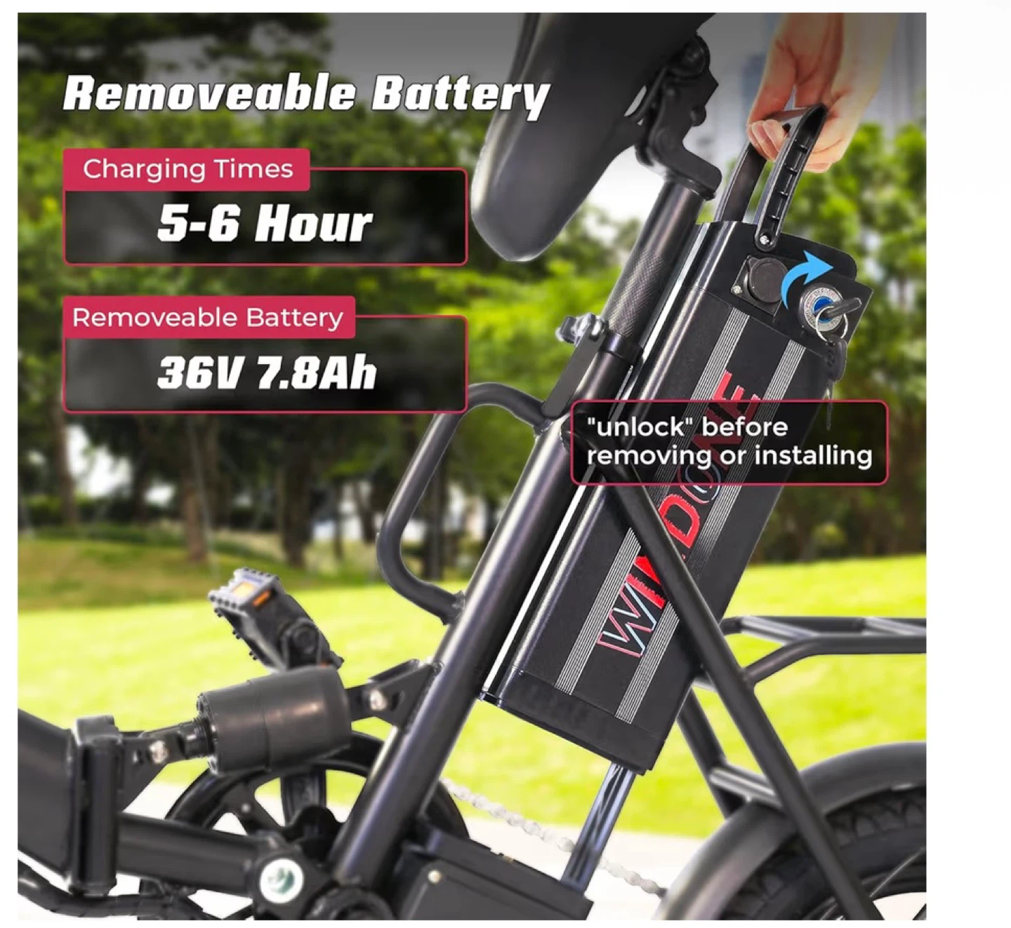 Windone S14 Folding Electric Bike - photo 5