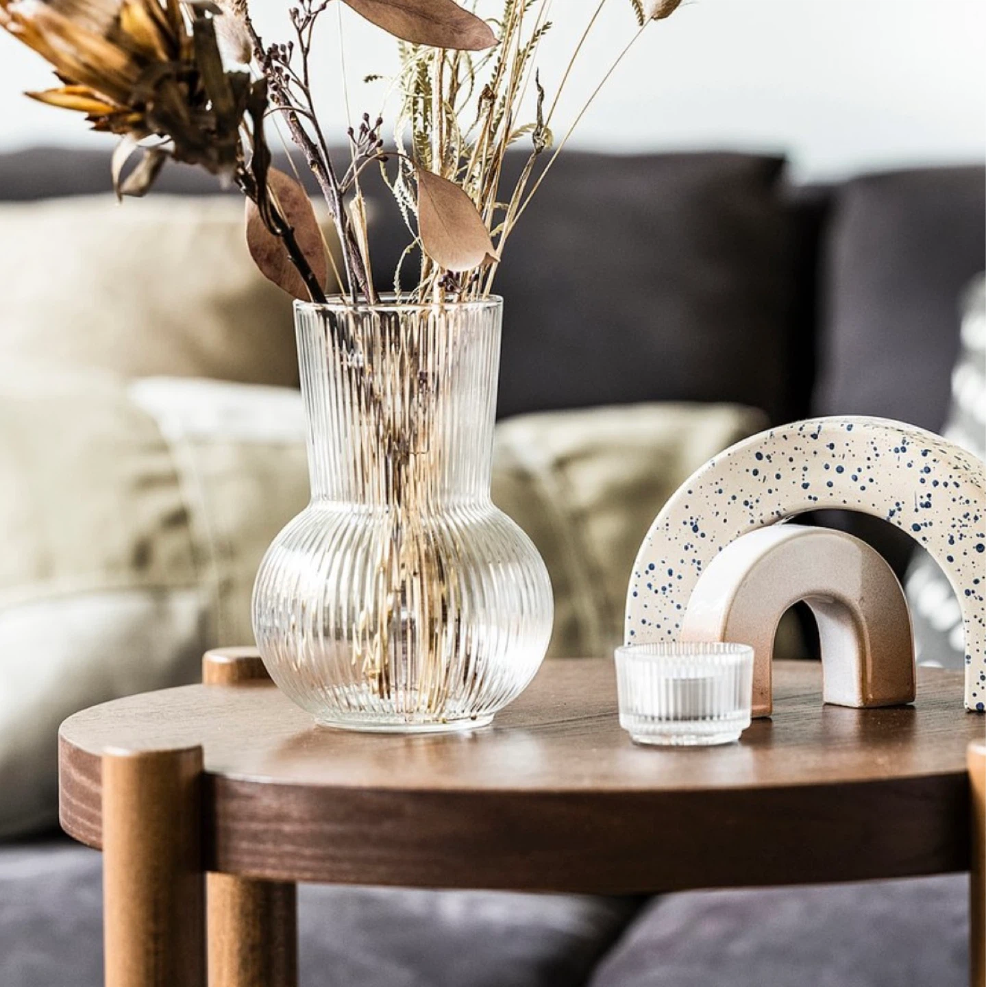 IKEA glass flower vase - photo 2
