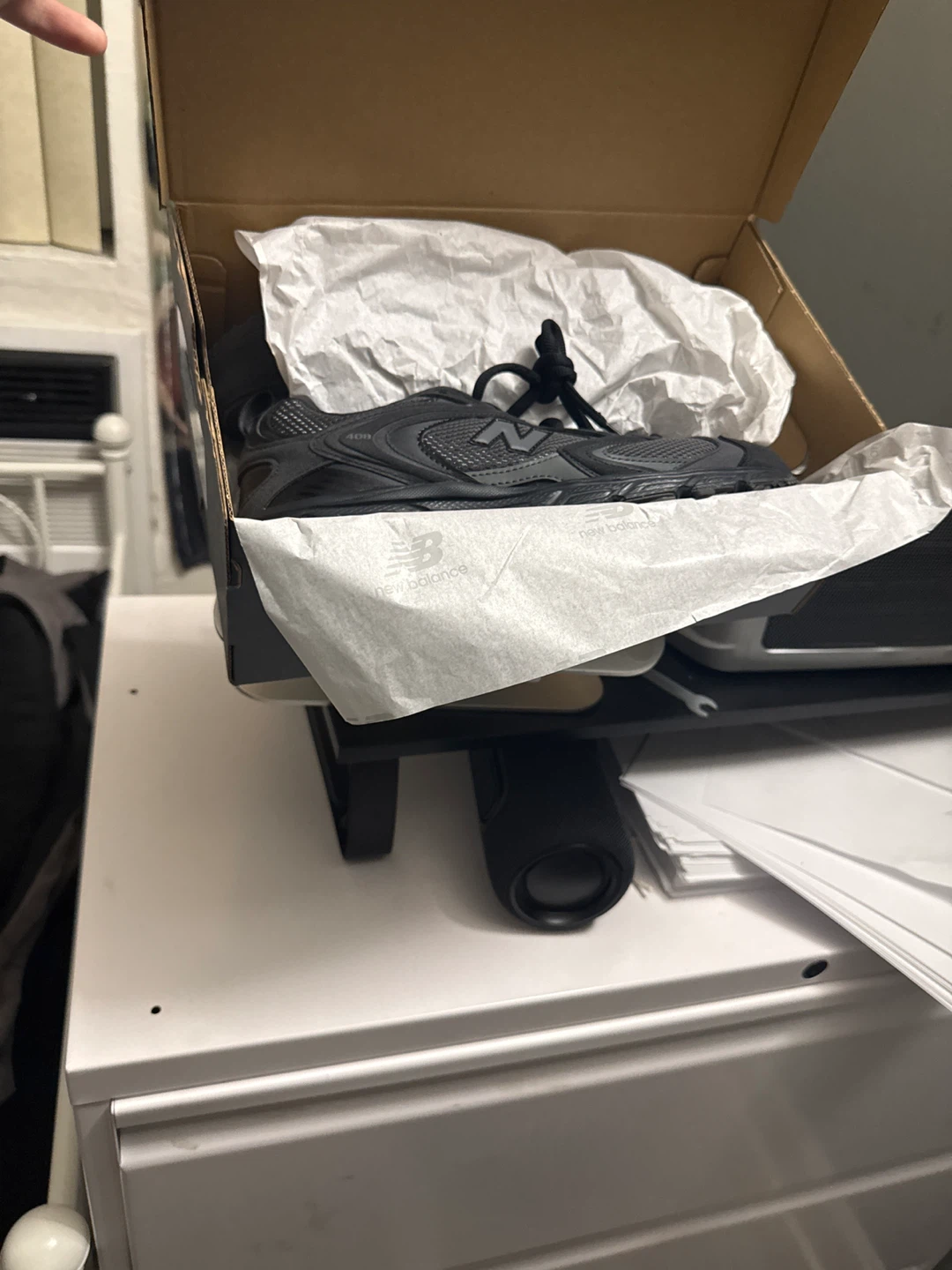 New Balance 408 Black Running Shoes