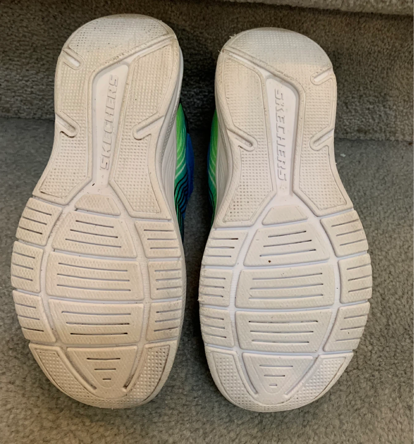 Skechers Kids Blue & Green Running Shoes - photo 5