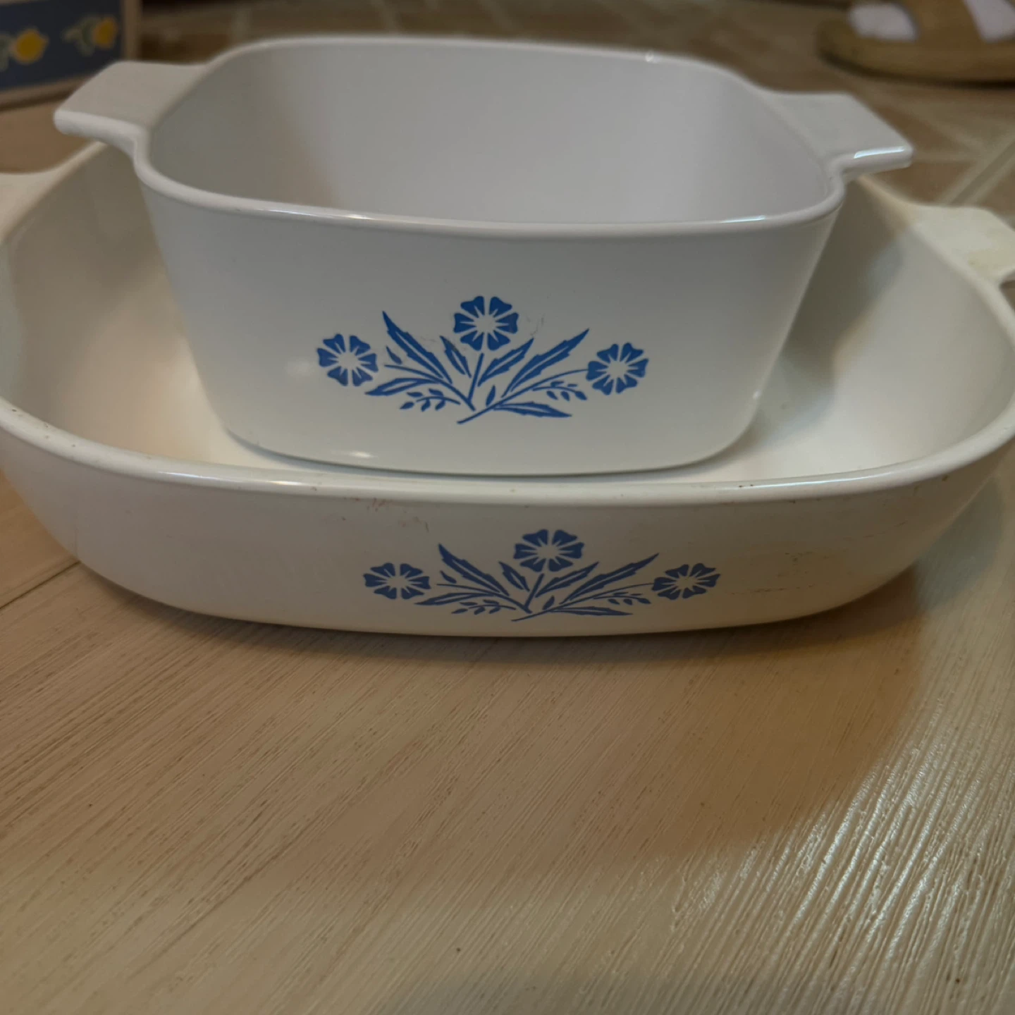 CorningWare Blue Cornflower Casserole Dish Set - photo 2