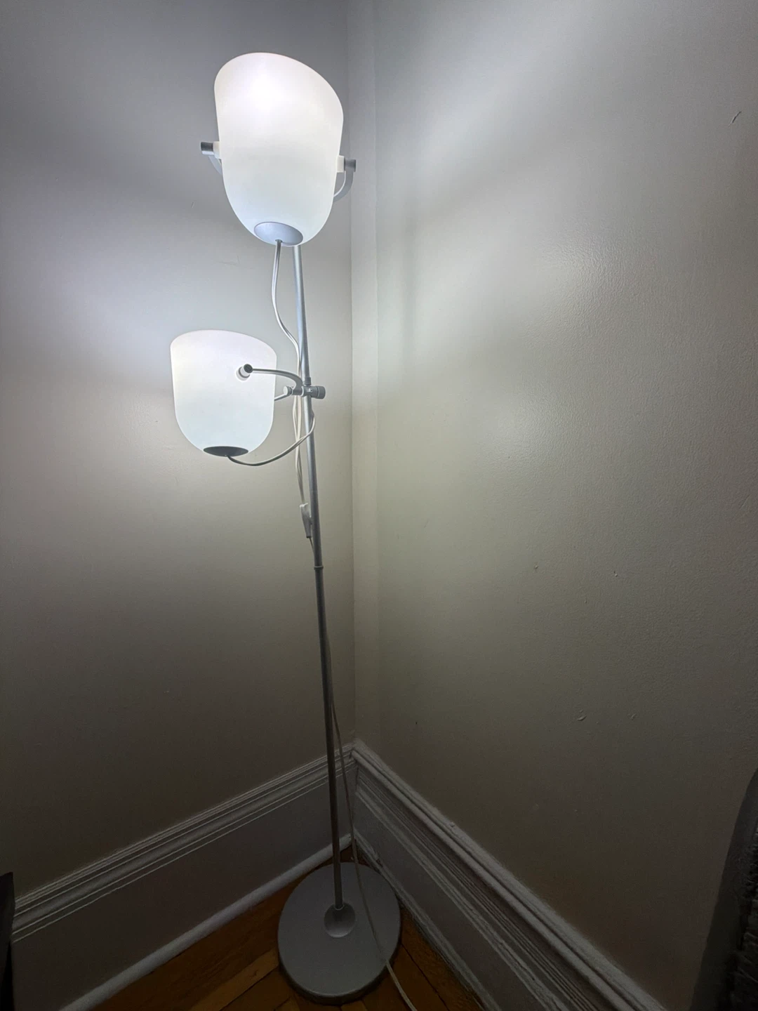 Floor Lamp with Two Lights