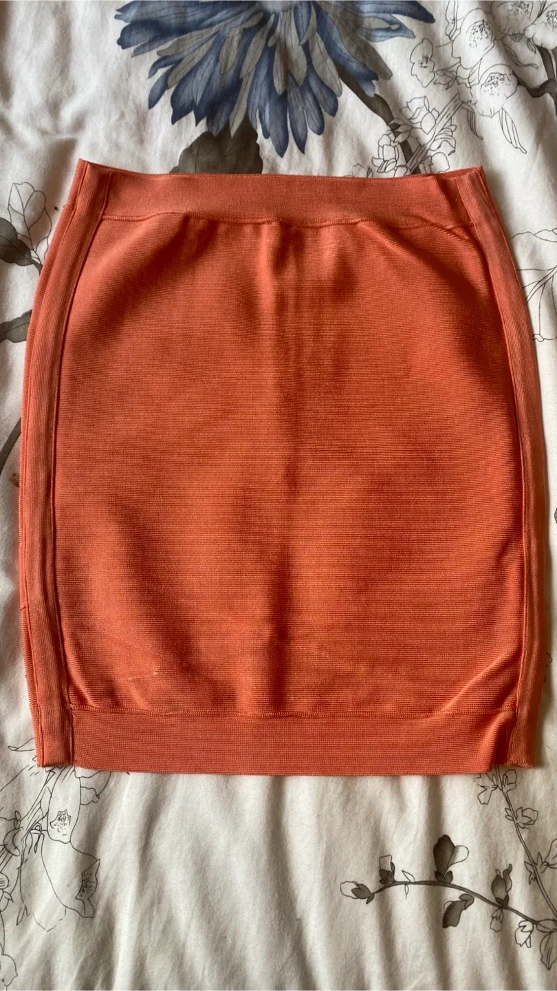 Marciano Orange Mini Skirt - Size M - photo 2