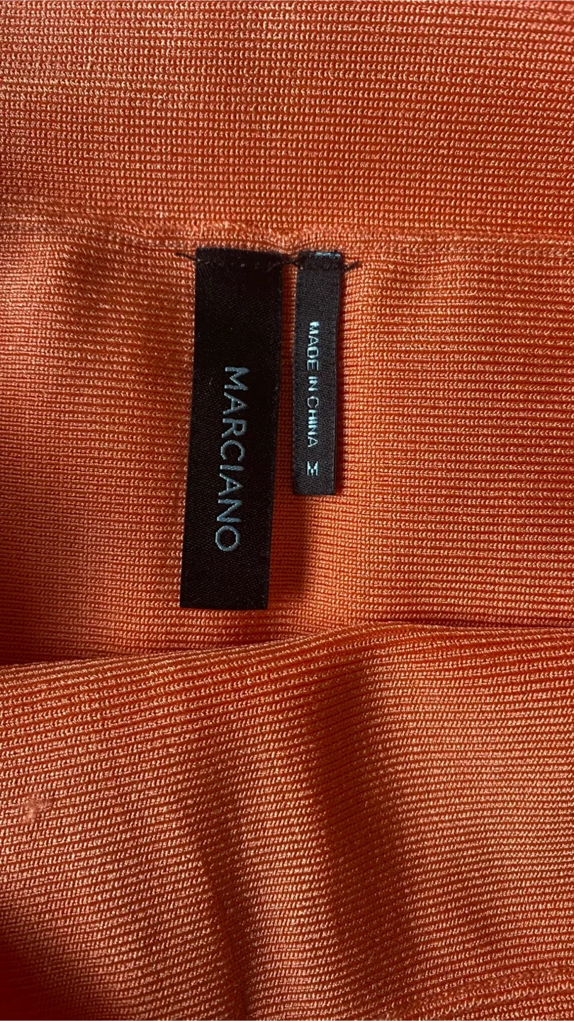 Marciano Orange Mini Skirt - Size M - photo 3