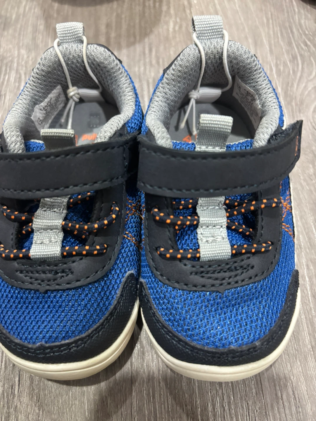 Kids Shoes - Blue & Orange