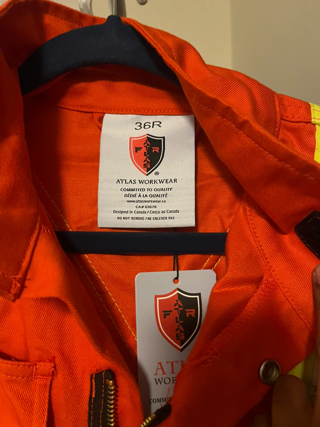 Atlas Workwear Hi-Vis Coveralls 36R - photo 2